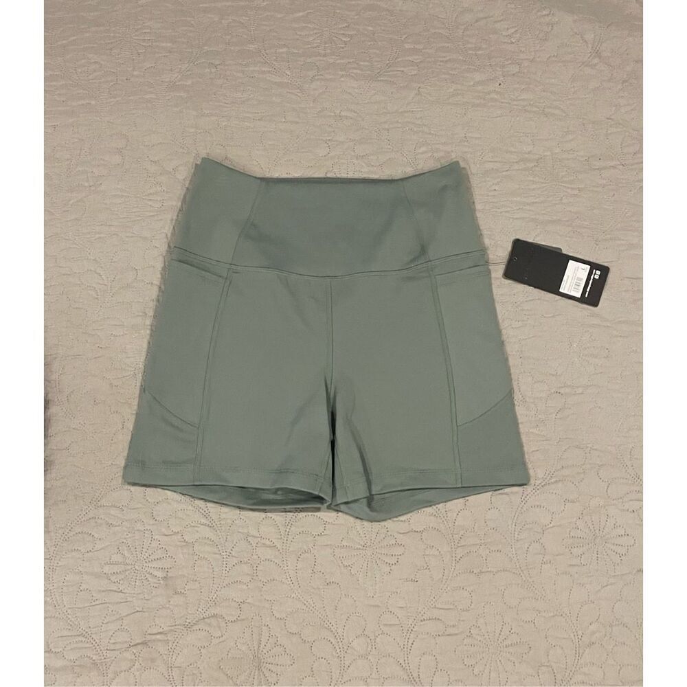 Wonderlink 90° By Reflex Olive Stretchy Biker Shorts Large New